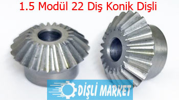 1.5 Modül 22 diş konik dişli 1.5 Modül 22 diş konik dişli